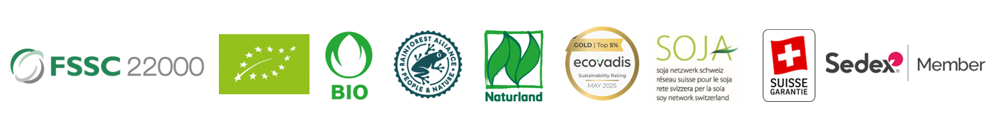 Symbole Zertifikate Webseite mit Naturland 2